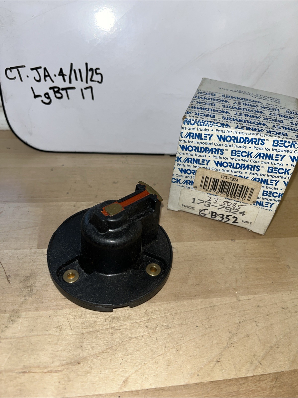 Ignition Distributor Rotor Beck Arnley GB352 173-7924