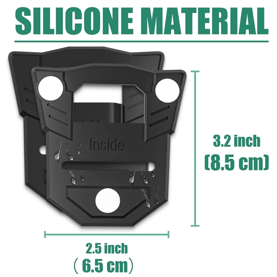 Body Camera Mount, Universal Mounts & Clamps Fit for All Black