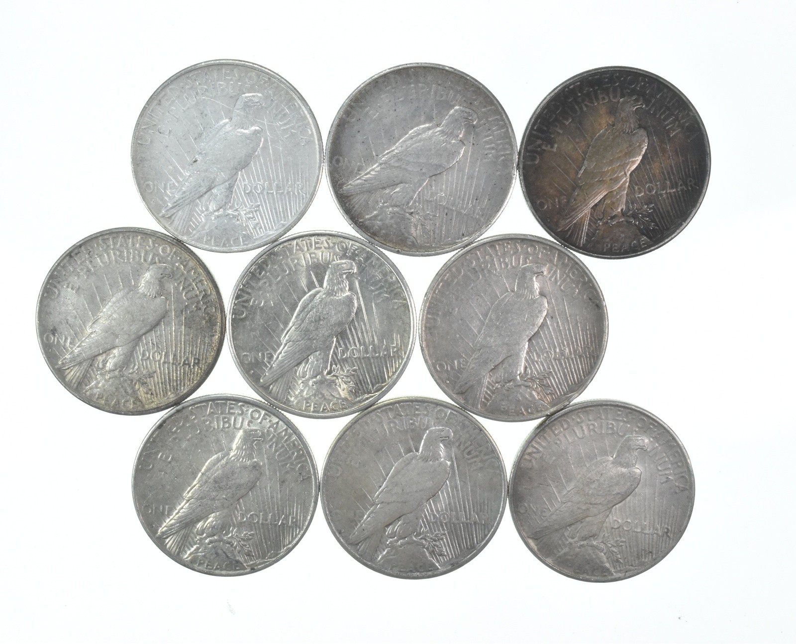 (1) XF 1934-D Peace Silver Dollar 90% - Extra Fine - Denver Mint