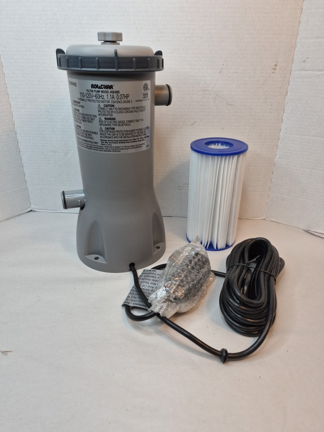 Bestway Model # 58388E 120 V Ground Swimming Pool Water Filter Pump