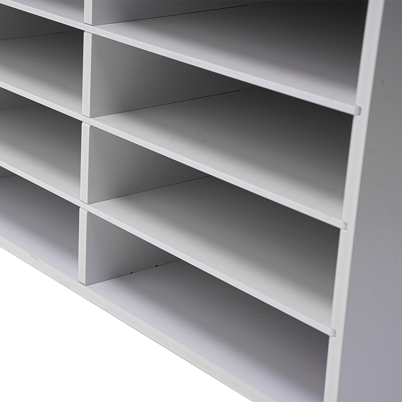 For Classroom 4-Tier Mail Sorter Organizer Countertop Literature Student Mailbox