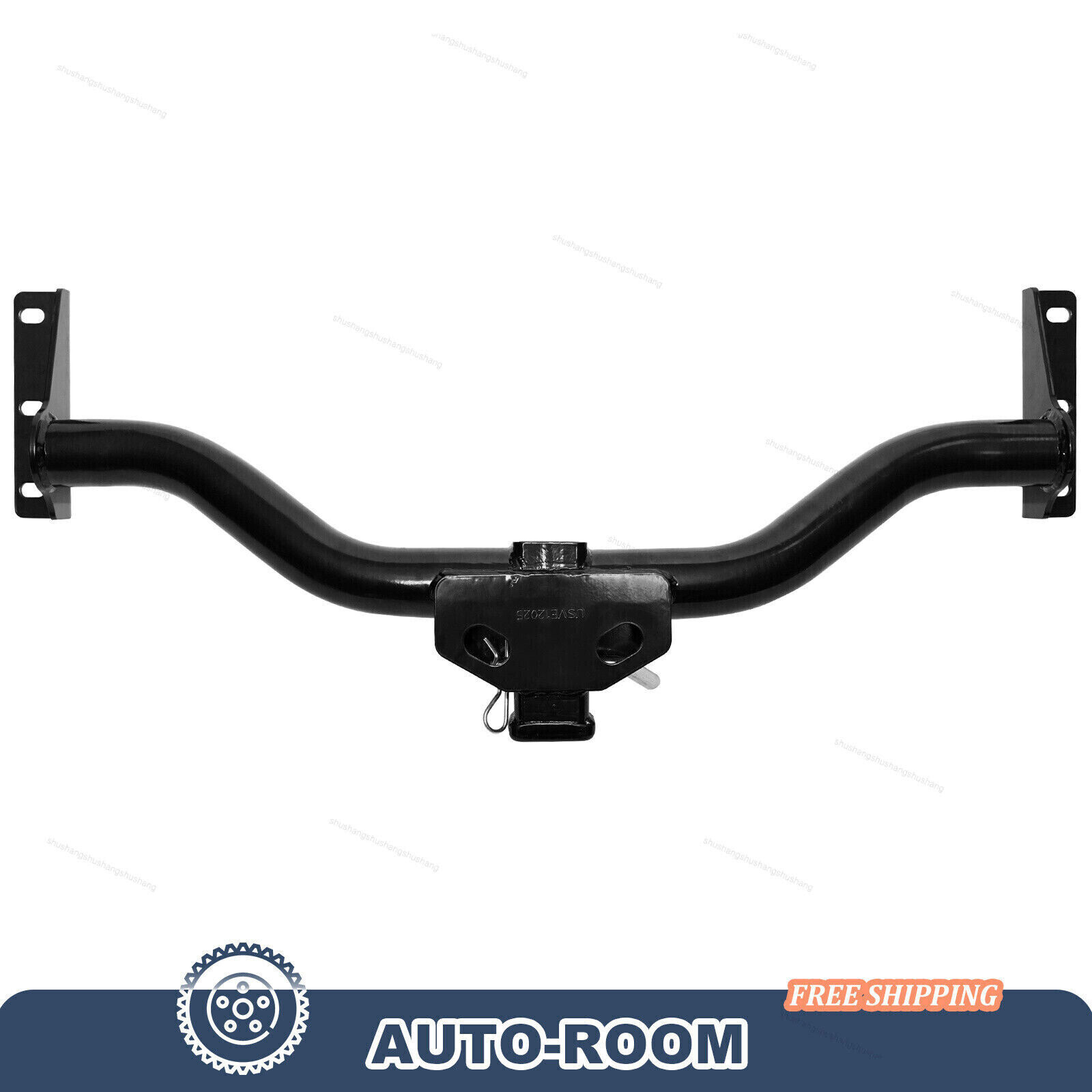 Fits 2000-2004 Nissan Xterra Black 2" Class 3 Square Steel Tow Hitch Receiver