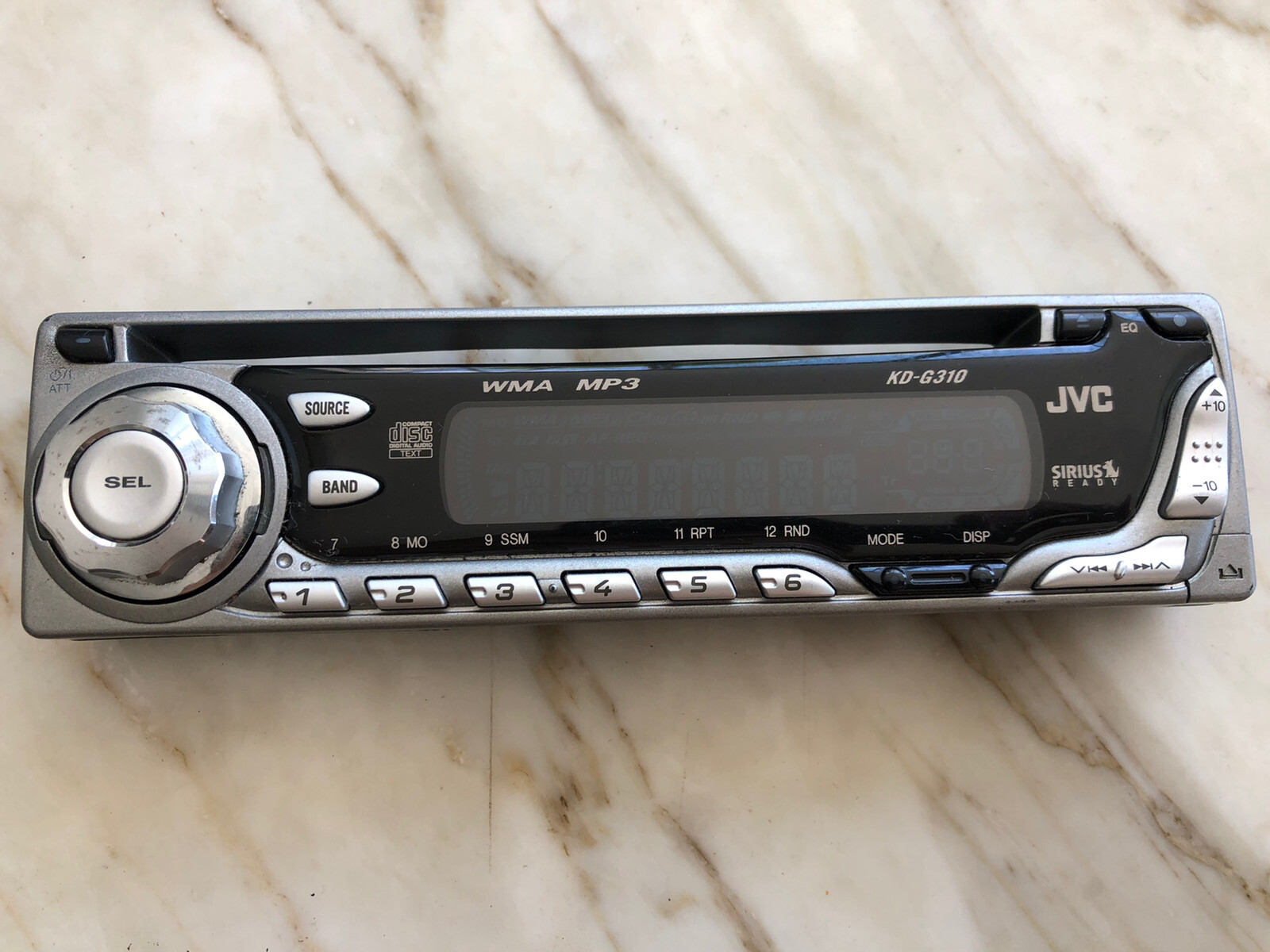 JVC KD-G310 STEREO DETACHABLE JVC KD-G310 FACEPLATE ONLY OEM🟠