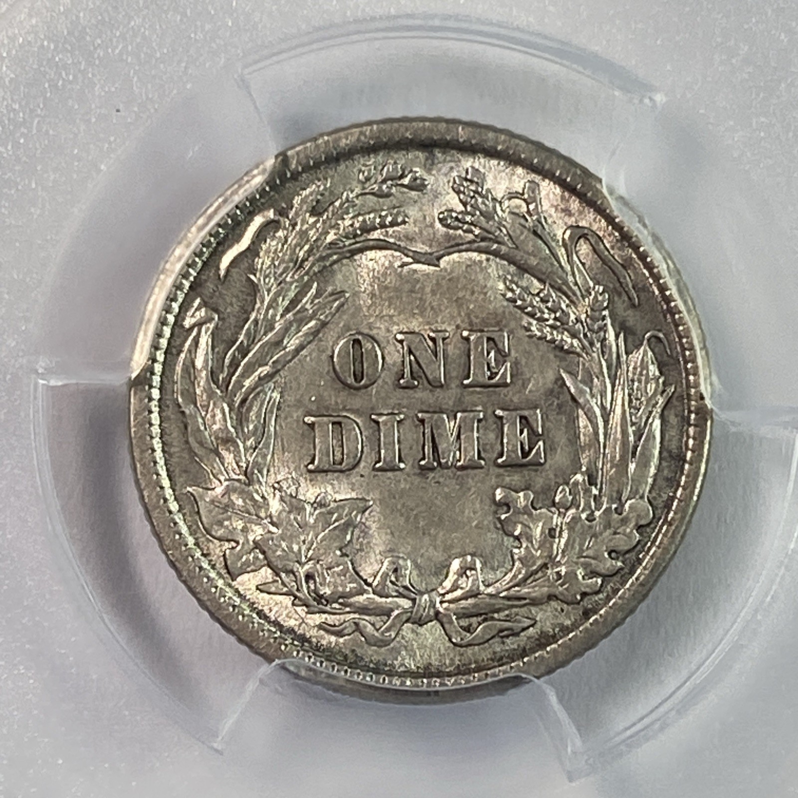 1916 10C Barber Dime PCGS AU55