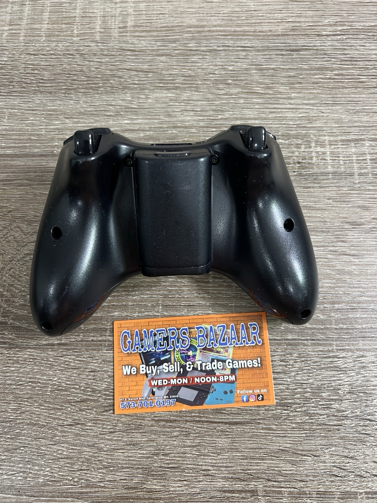 🎮 Official Microsoft Xbox 360 Black Wireless Controller! ~ Works! Authentic‼️