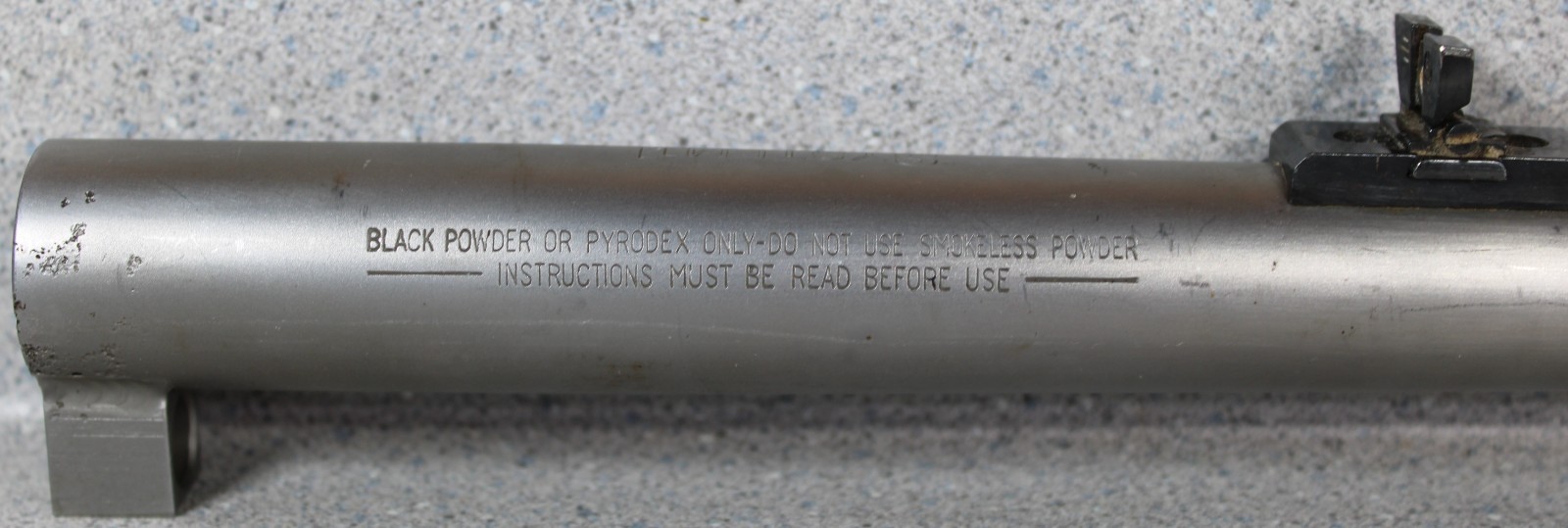 TC SYSTEM 1 Stainless .50 Caliber Black Powder Muzzleloading 26" Rifle Barrel