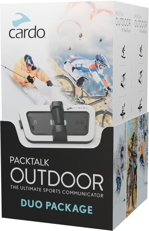 Cardo Palktalk Outdoor Duo - White Motorcycle Street Bike Dirt Bike SP000110