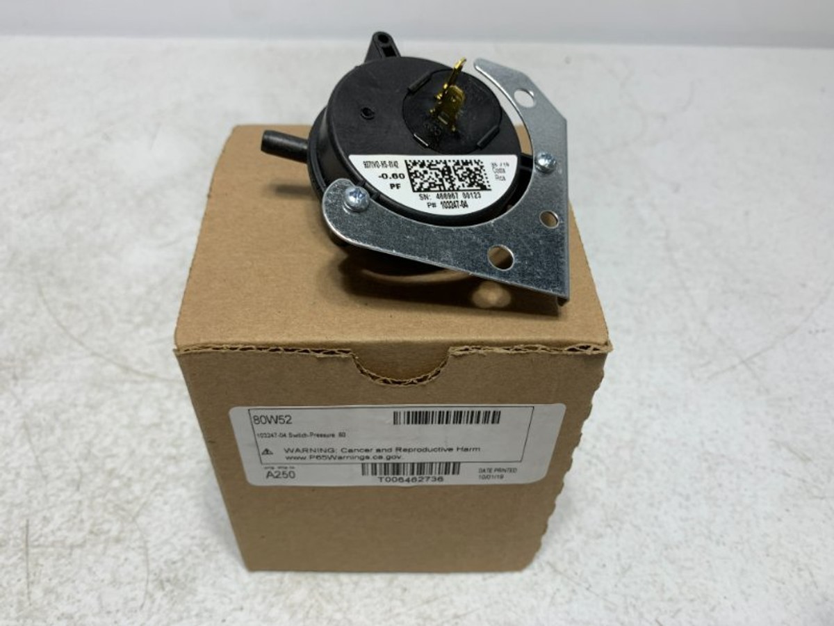 Lennox 80W52 Pressure Switch 0.60" WC