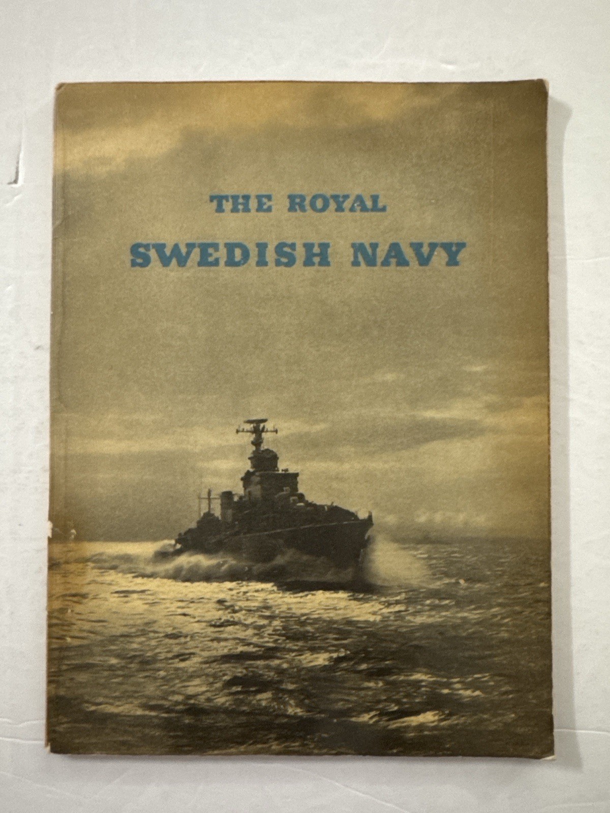 Royal Swedish Navy Book 1957 Naval Military Ships Sweden Cold War History