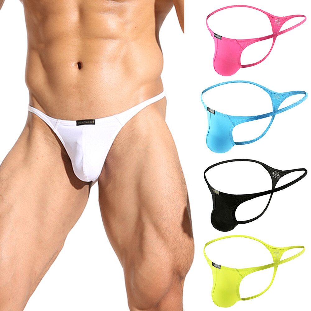 Mens G-String Thong Pouch Panties Micro Bikini T-back Underwear Bikini Briefs 🎀