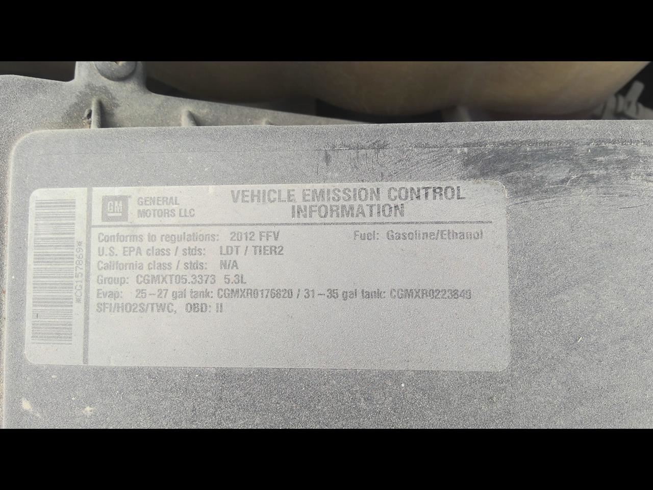 2011 - 2017 CHEVROLET CAPRICE Engine ECM Electronic Control Module 6.0L