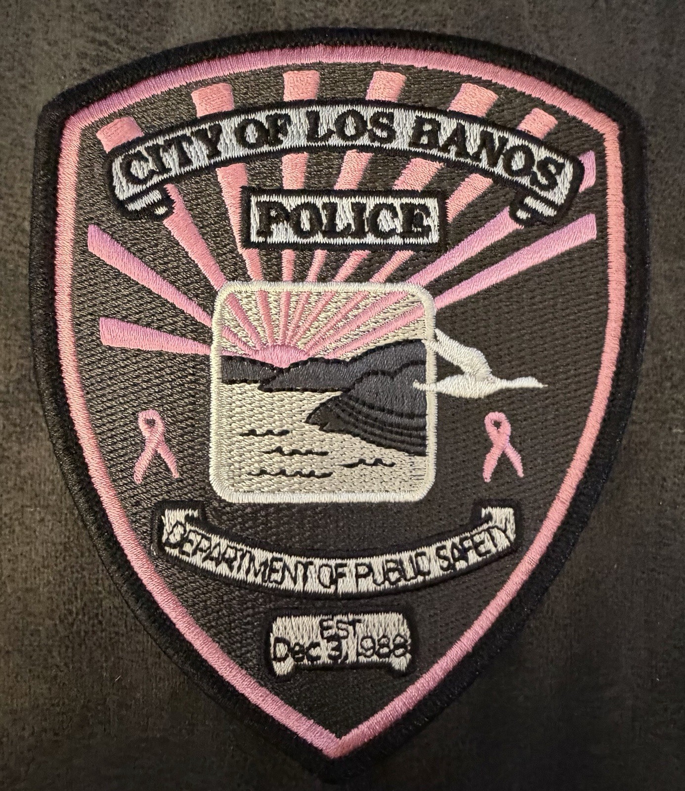 California Pink (Cancer Awareness) Los Banos Police Department