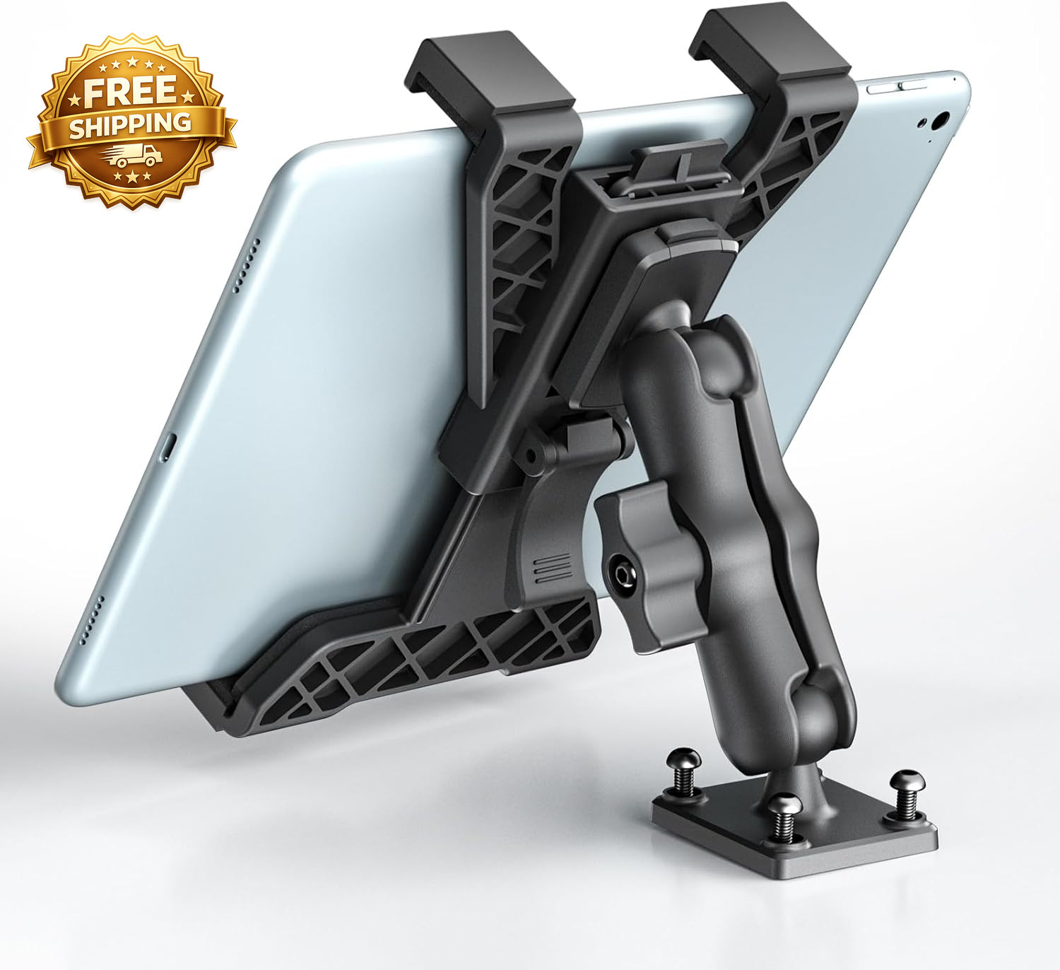 Tablet Holder for Truck Heavy Duty Drill Base Tablet Car Mount for Ipad Mini