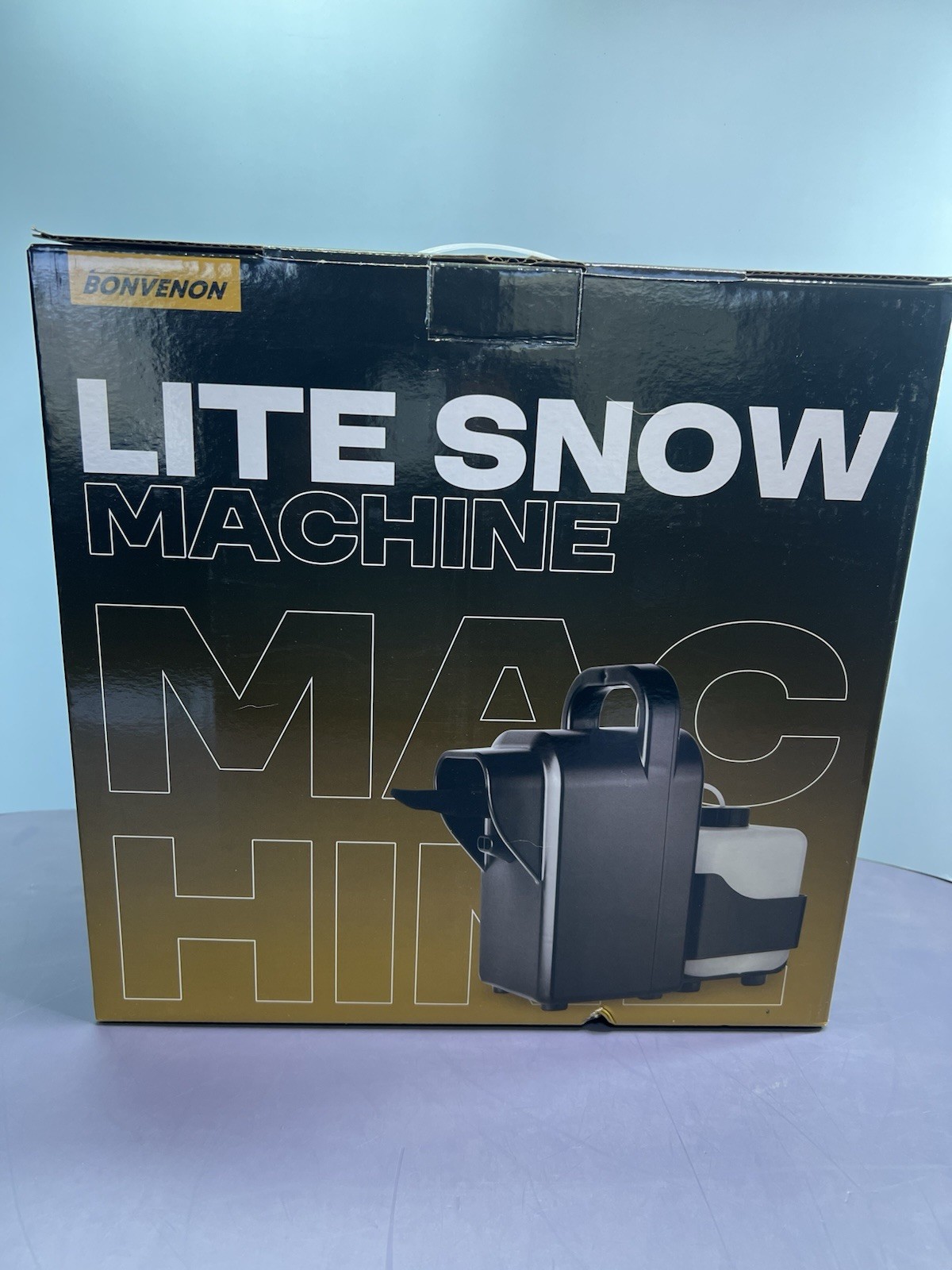 Bonvenon 900W Foam Snow Machine - Low Noise for Wedding, Indoor & Outdoor