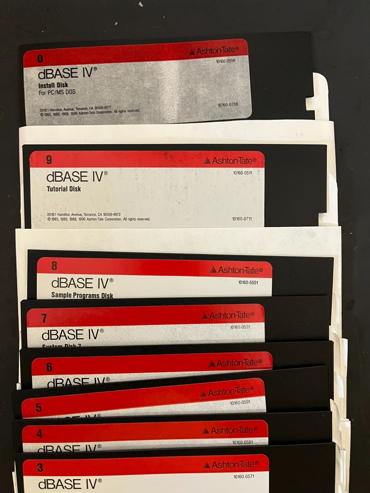 Vintage Ashton-Tate dBase IV Version 1.1 DOS Floppy