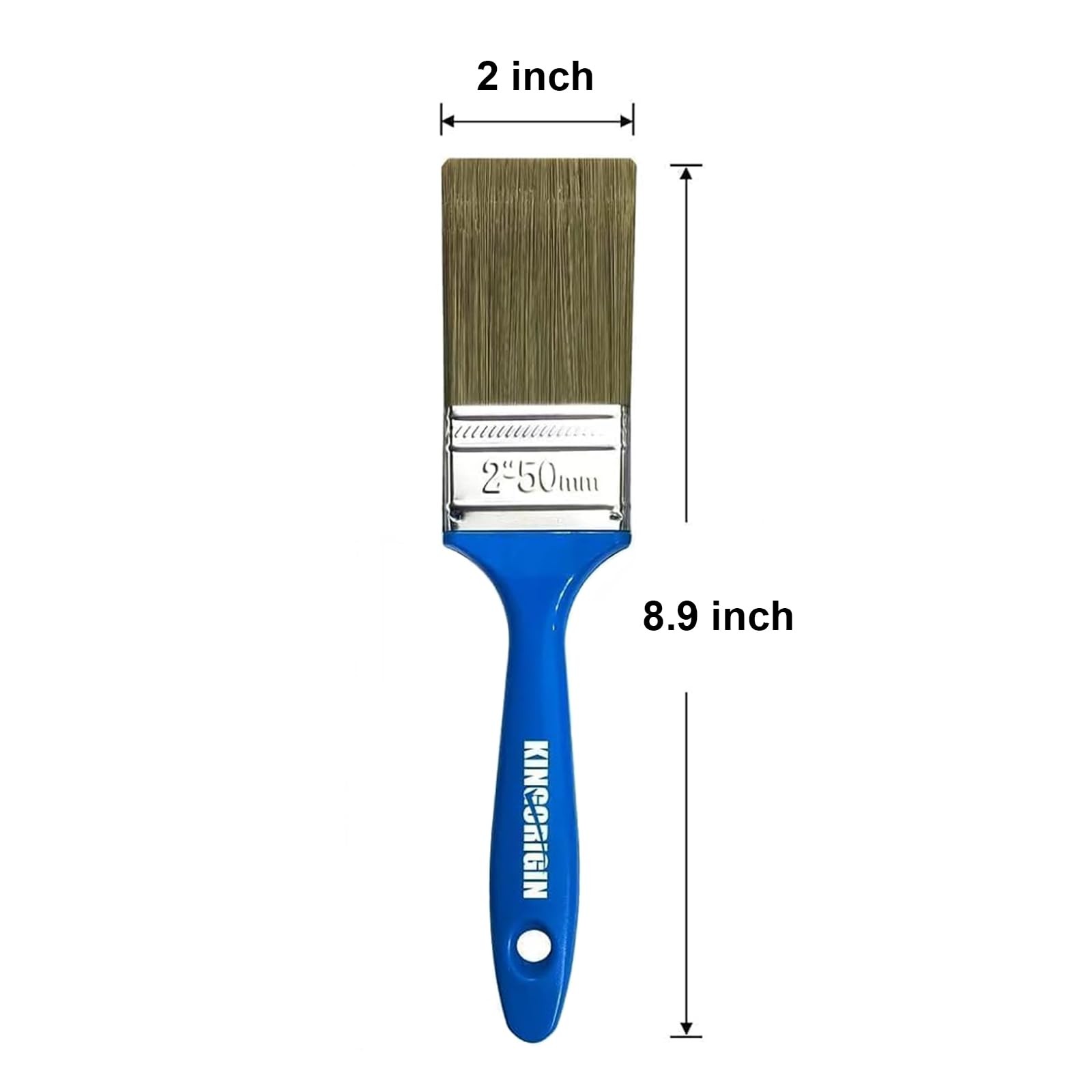 King Origin Versatile Paint Brush Set, 5 Pack, 2 Inch Paint Brushes, Small Pa...