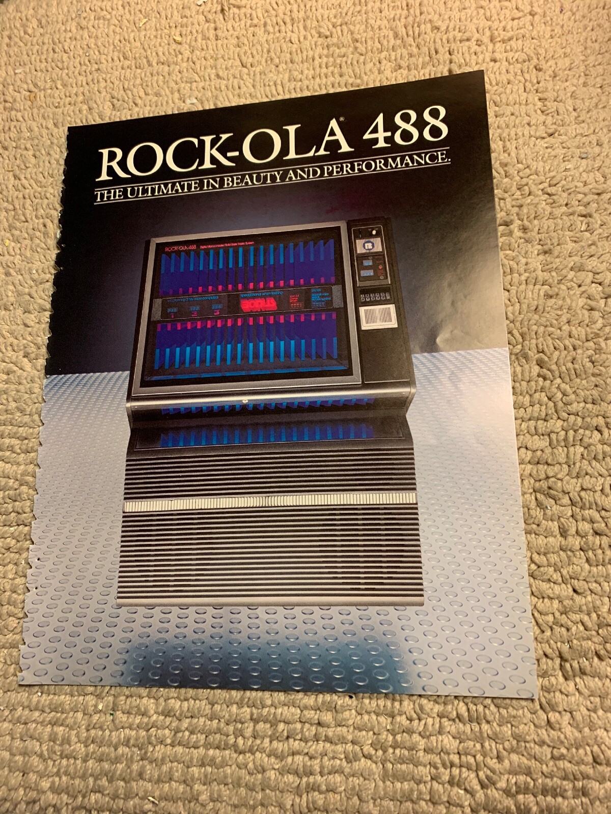 11-8 1/4” Rock Ola 488 Jukebox FLYER