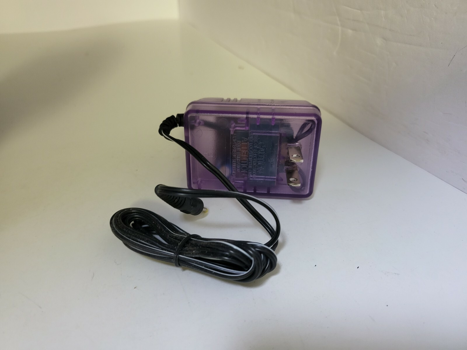 Clear Purple 3V 200 mA AC Power Adapter for the NEO GEO Pocket Color System V47