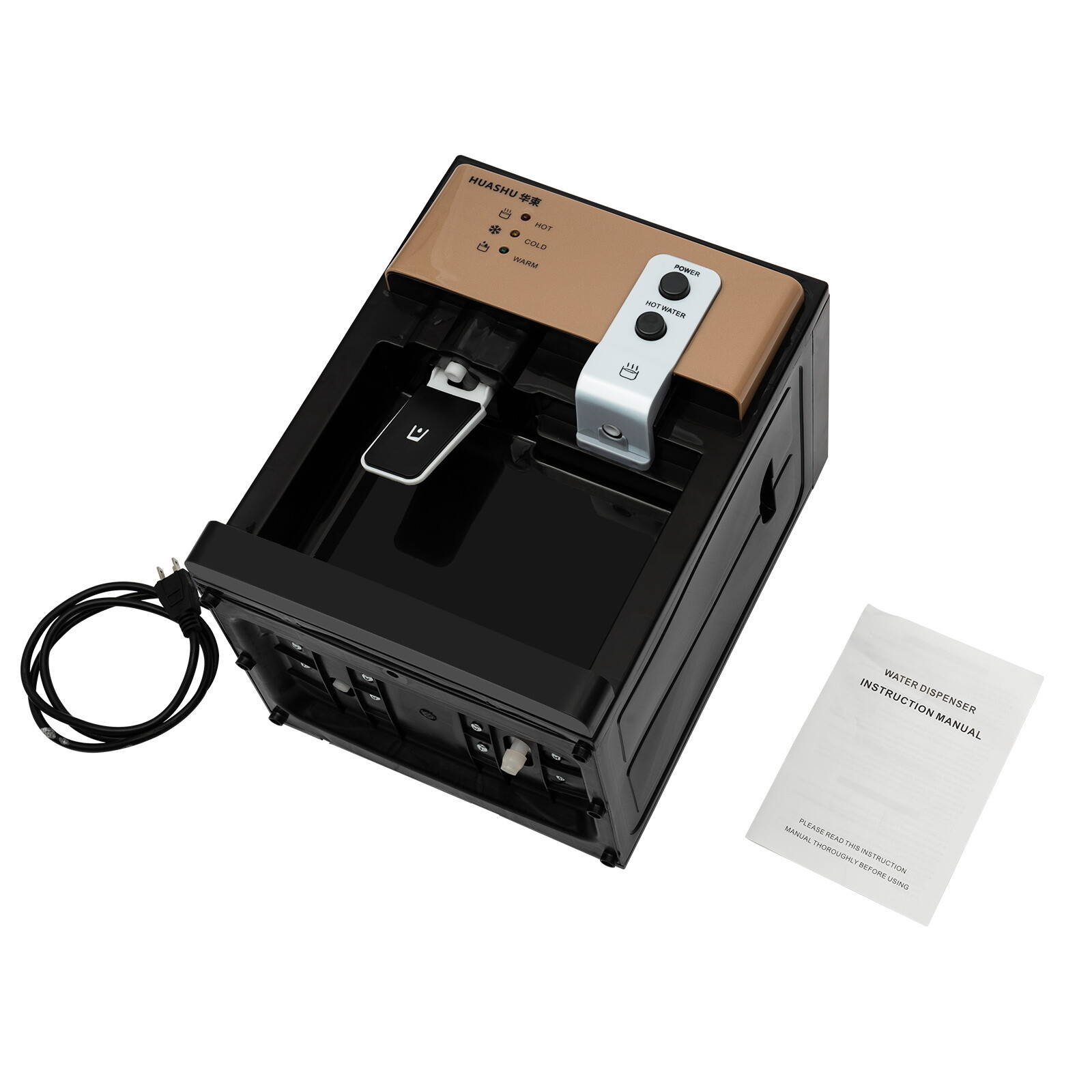 Top Loading Countertop Water Dispenser Hot Cold Water Cooler Drinking Machine