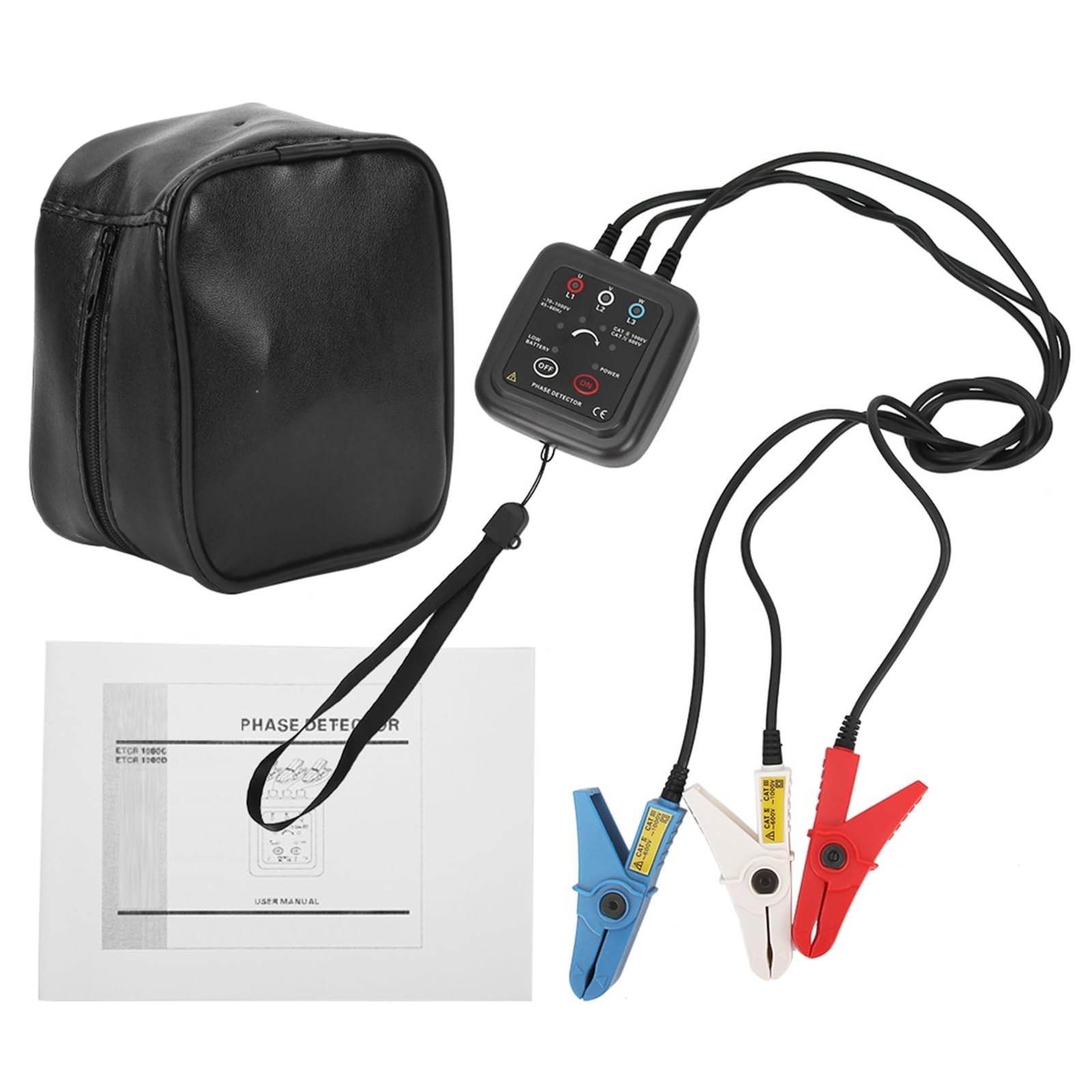 3 Phase Rotation Meter, Phase Meter Indicators, AC 70-1000V Non Phase Sequenc...