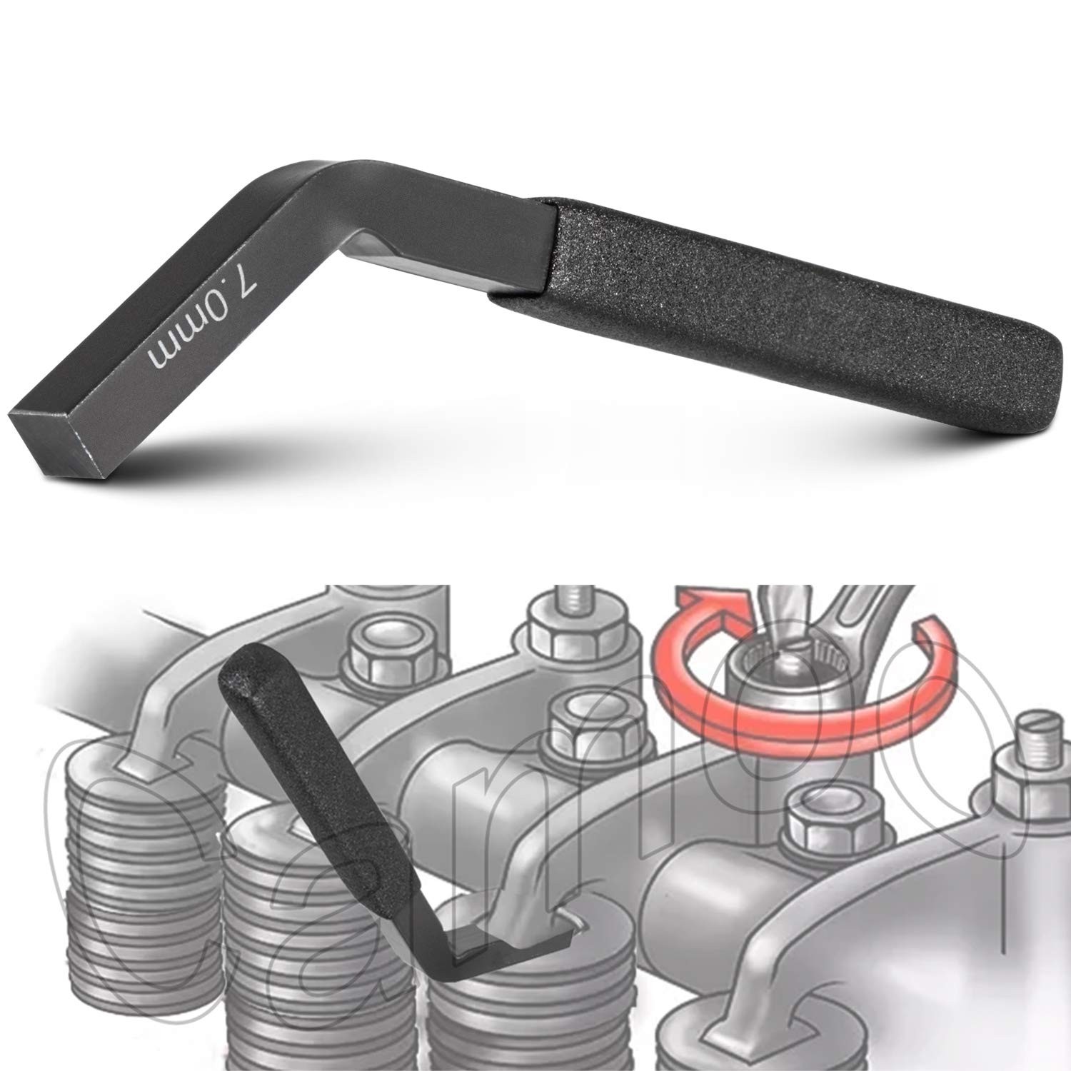 Camoo 3163530 Engine Brake Adjustment Tools 7MM for Cummins ISX 7.0MM