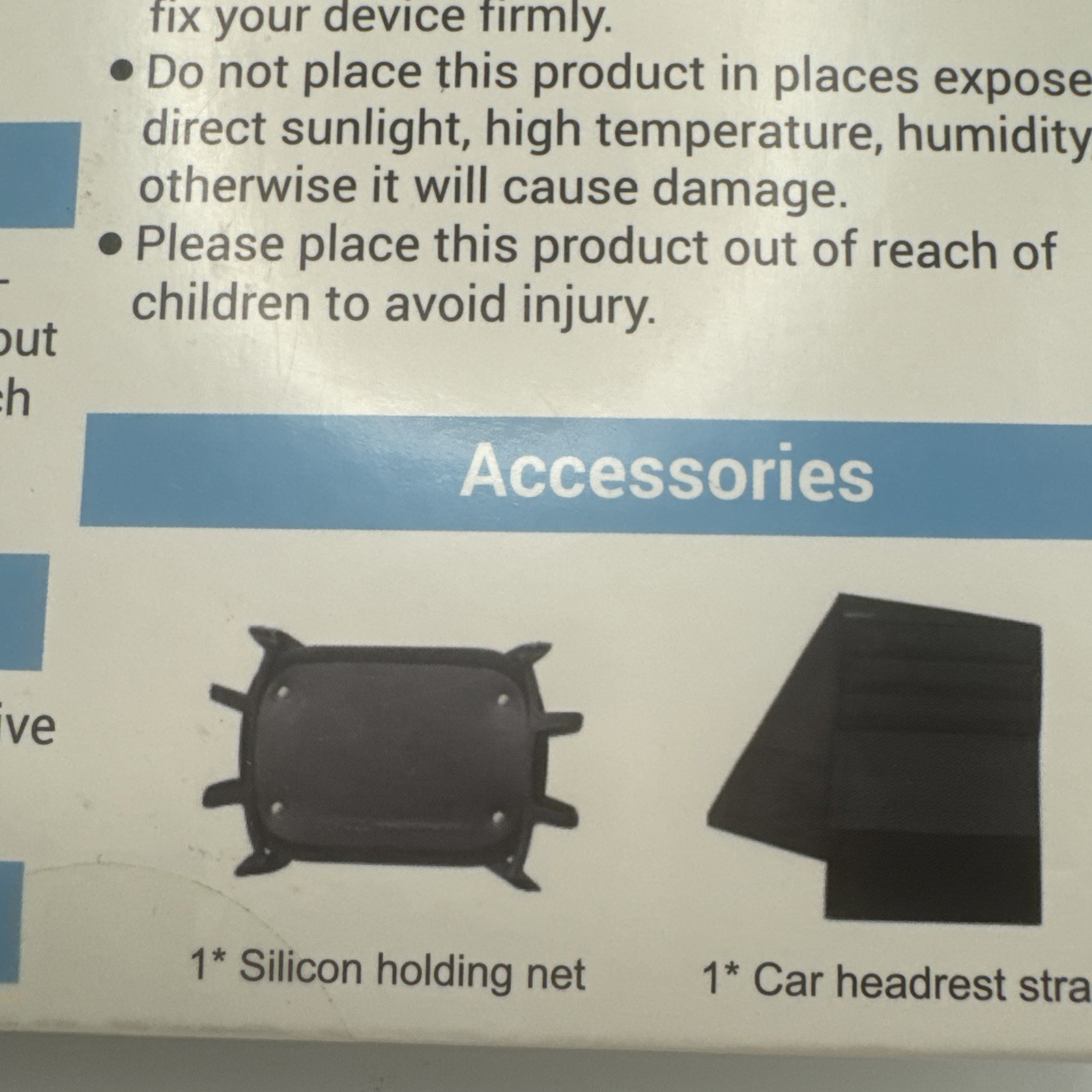 Universal Car Headrest Mount Adjustable iPad 7"-10.5 Tablets