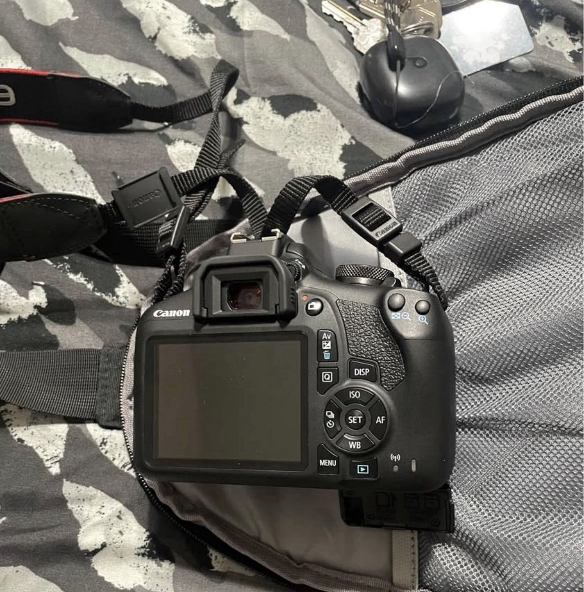 Canon EOS Rebel T7 DSLR Camera Kit w/ 18-55mm & 85mm Lens, Charger, Bag