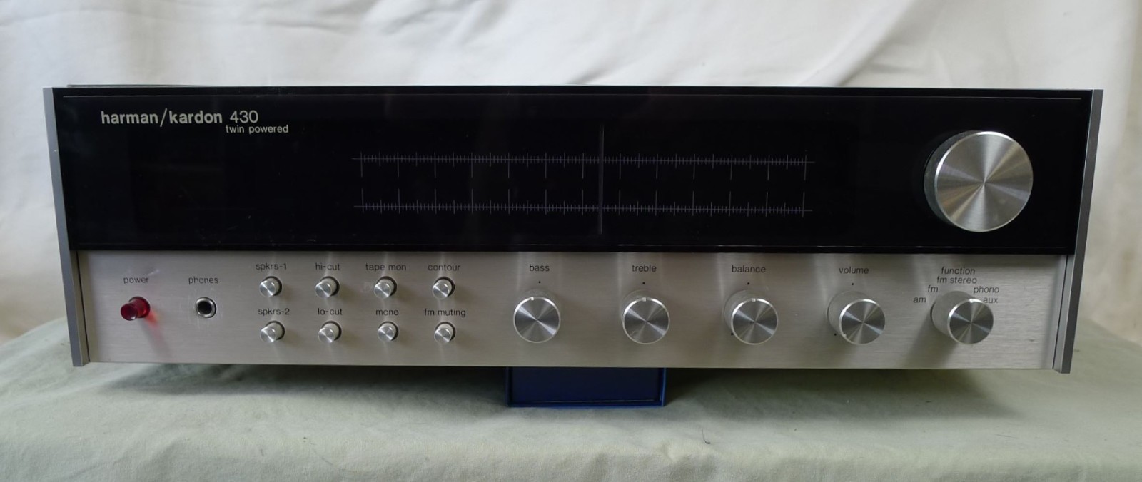Harmon Kardon 430 Twin Receiver, Great Condition: Cleaned, Serviced & Re-Lamped