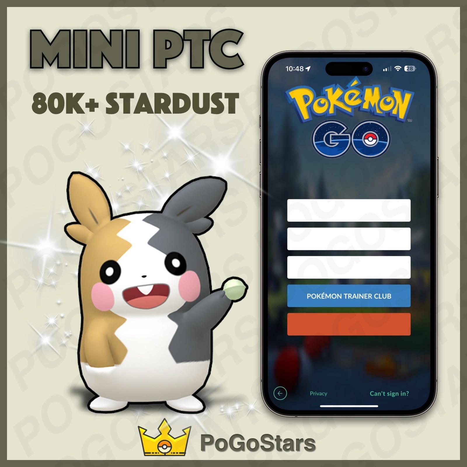 Pokémon PTC Go - Shiny Morpeko - 80K Stardust✨Read Description✨