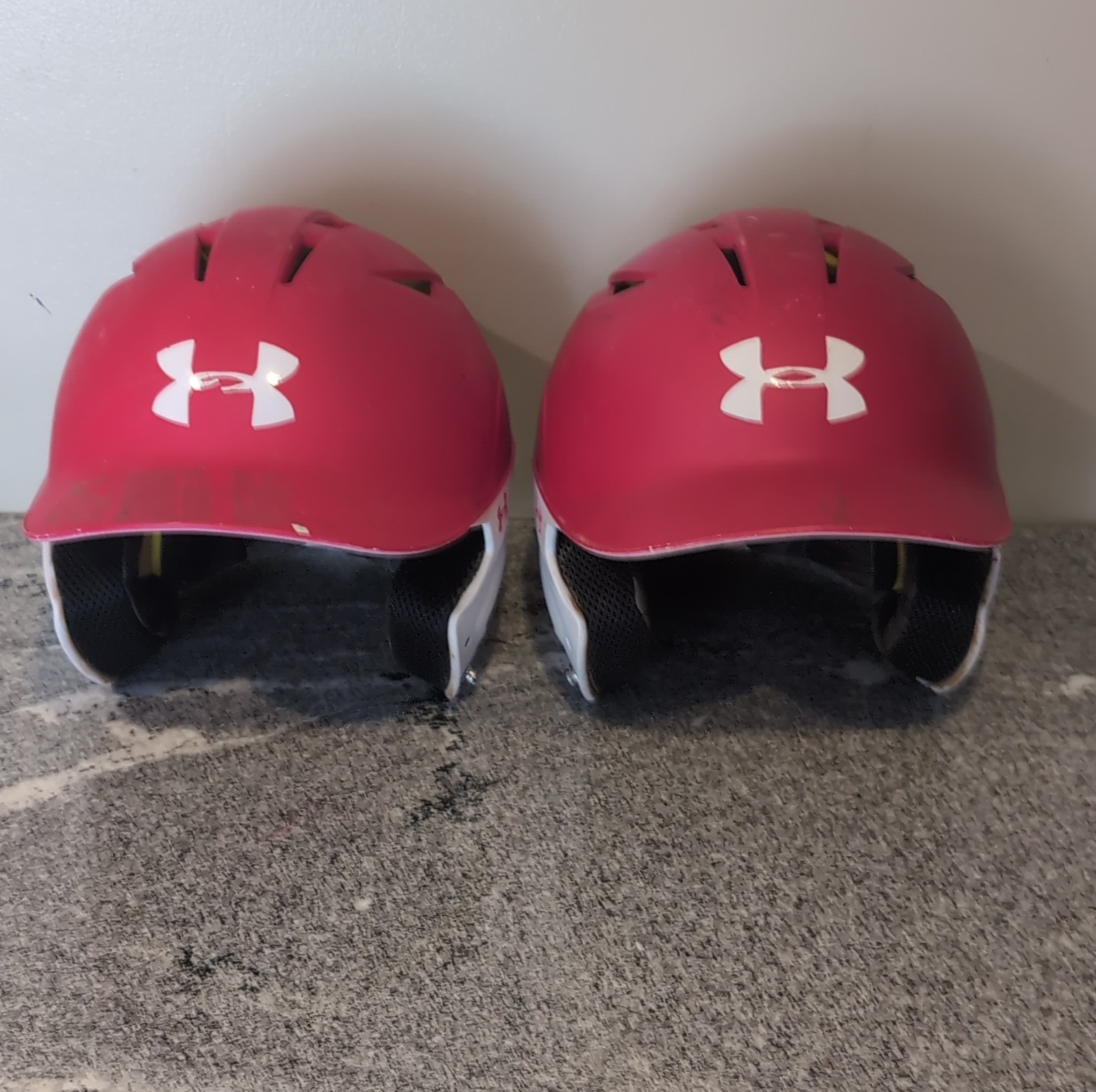 Under Armour Heatgear UABH2-150 Open Face Batting Helmet Red White S Lightweight