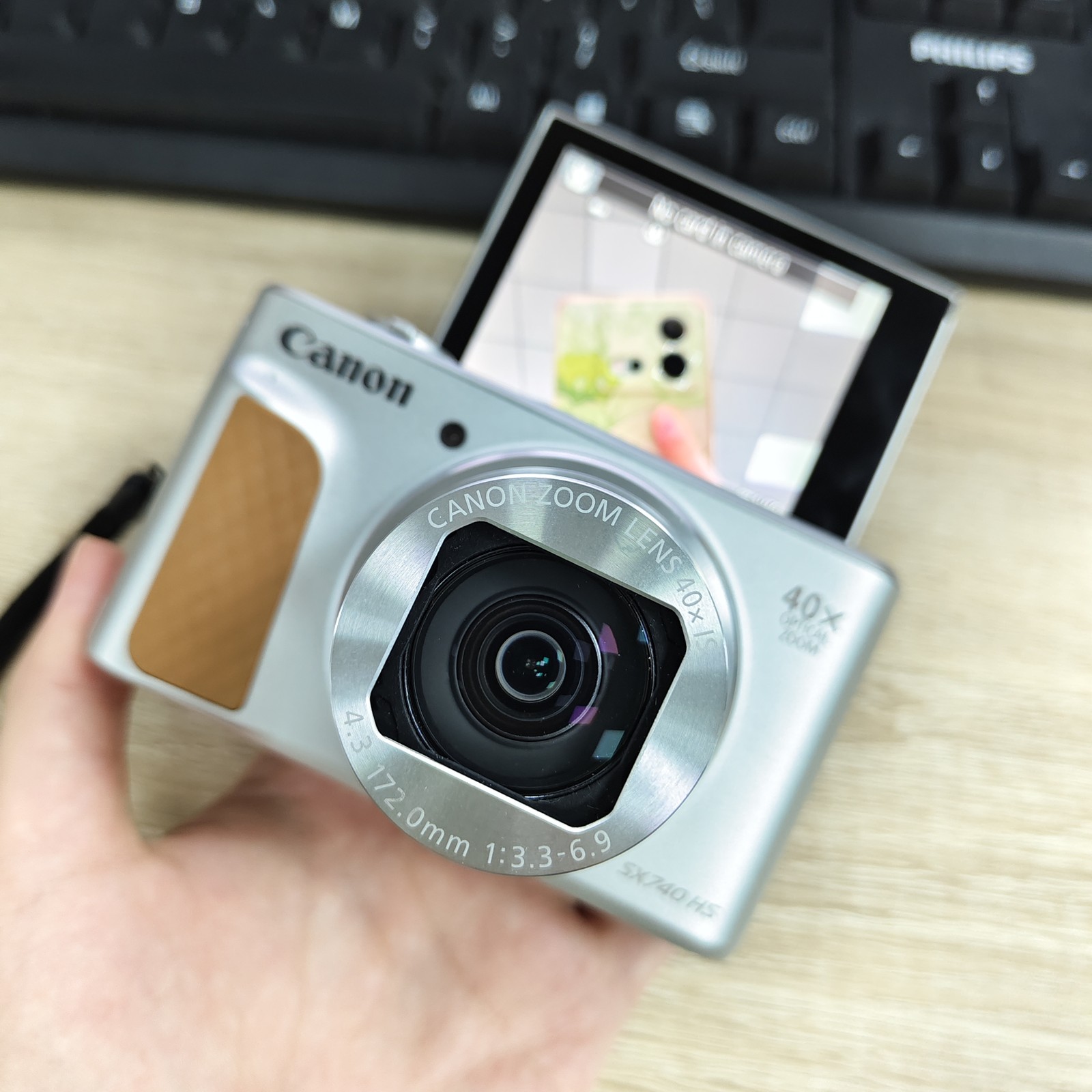 Canon PowerShot SX740 HS 20.3MP 4K WiFi Digital Camera 40x Silver - Excellent