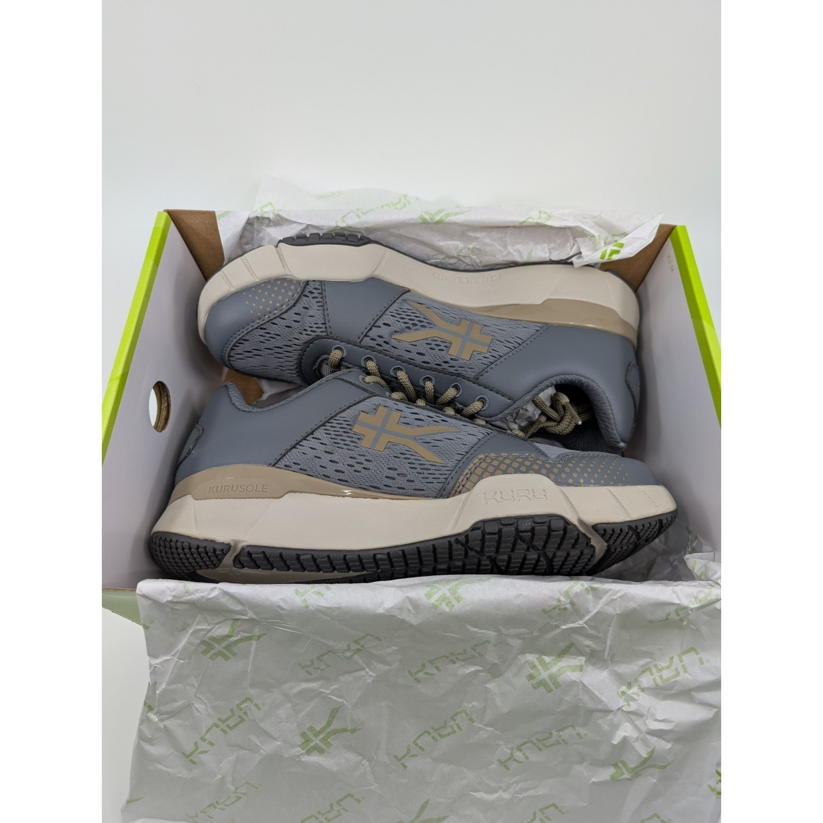 KURU Kinetic 2.0 Women's Shoes - Slategray-Sand - Size 9.5 Wide NEW in Box