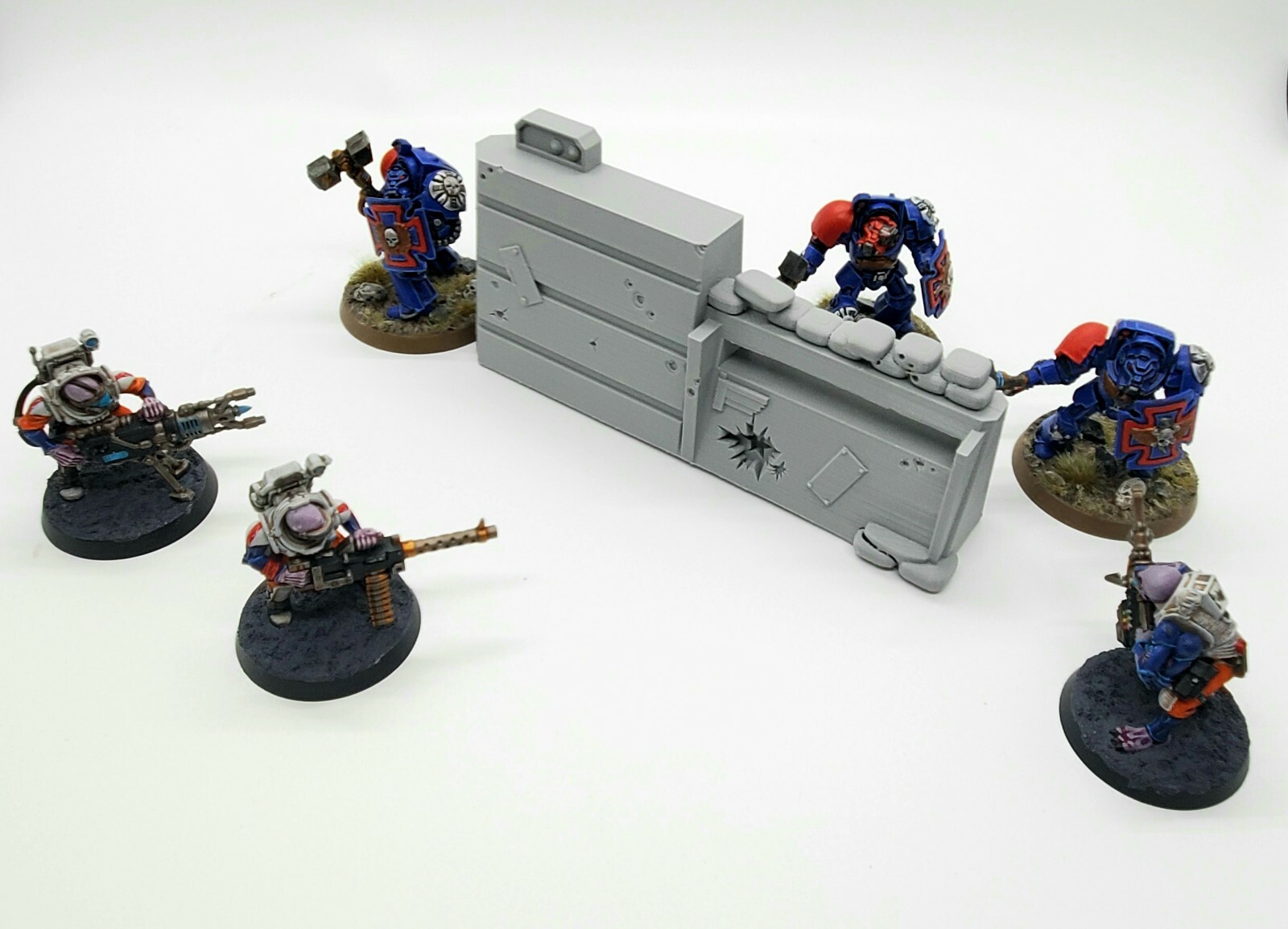 3d Printed Infantry Post Terrain for Tabletop Gaming