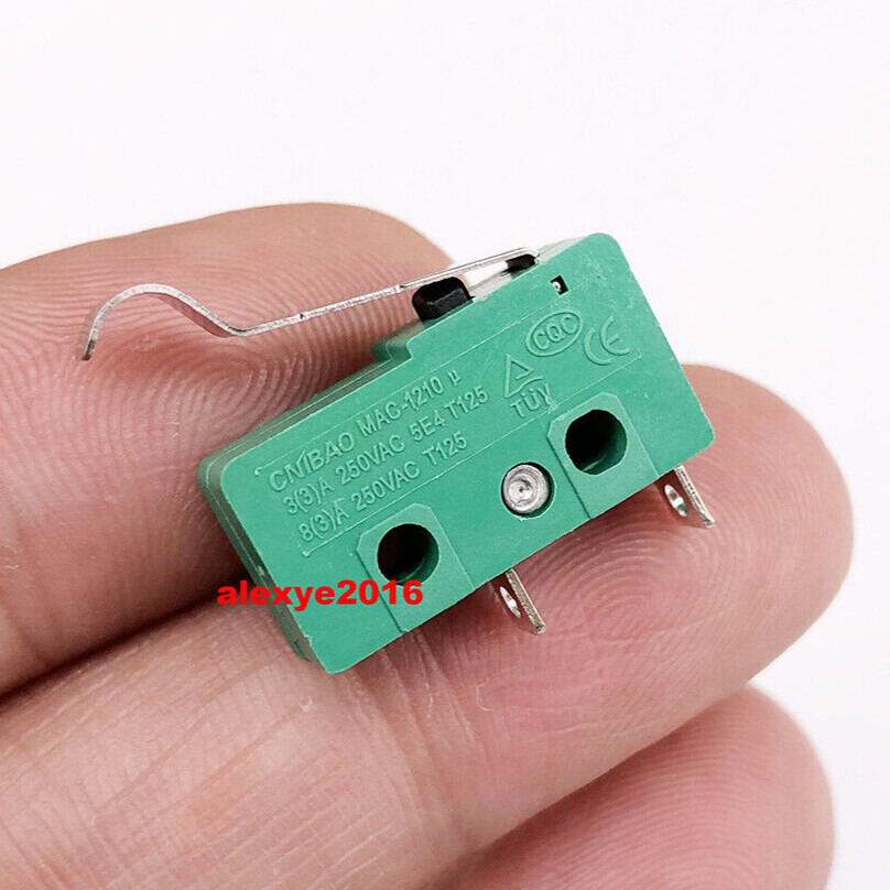 CNiBAO MAC-1210 u 25T125 5E4 Micro Switch Normally Open 2 Pins with Press Lever