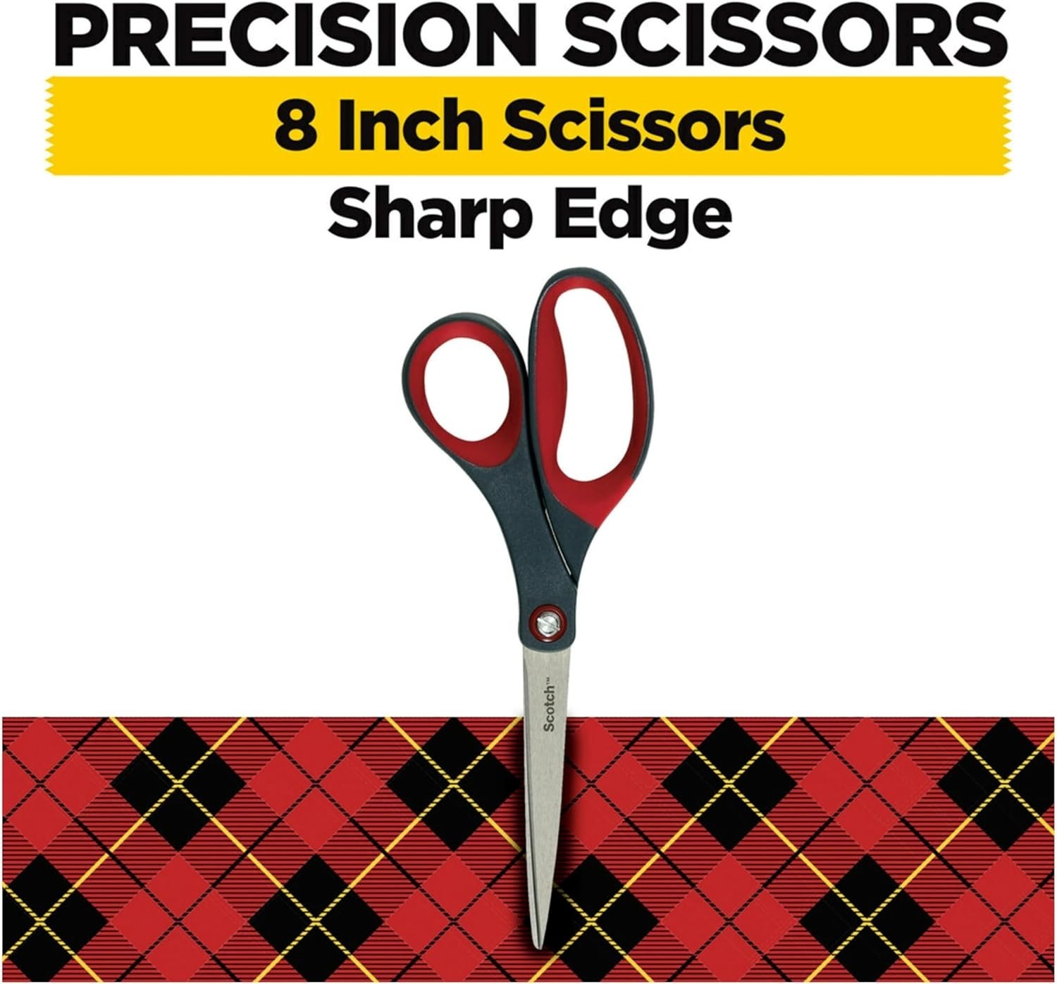 Scotch 8" Precision Scissors, Great for Everyday Use (Model 1448)