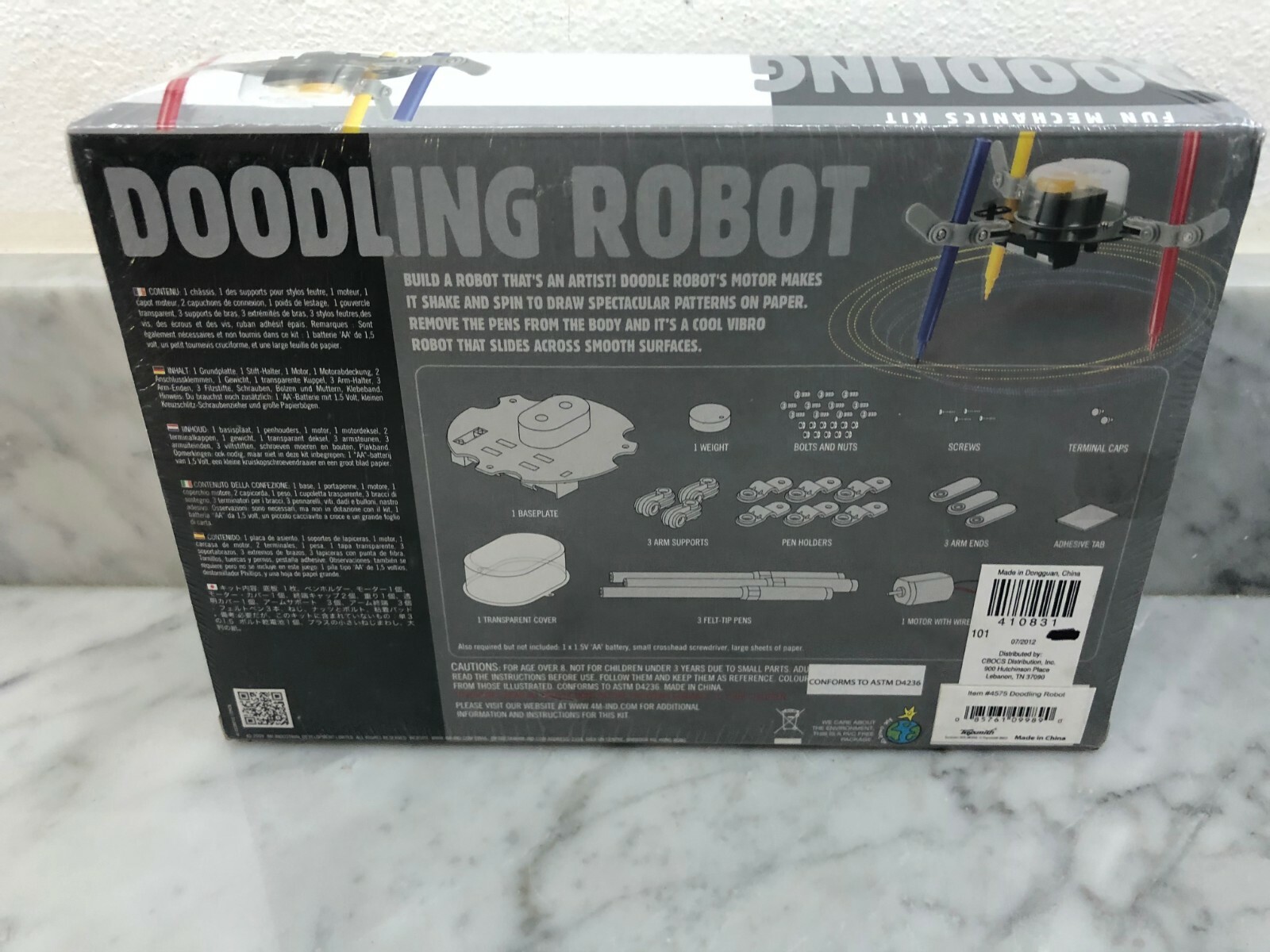 4M Doodling Robot Technology Robotics Experiment Science (BRAND NEW SEALED)