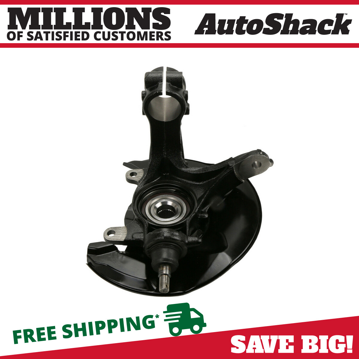 Front Steering Knuckle & Wheel Bearing Hub Assembly Passenger for Honda Accord