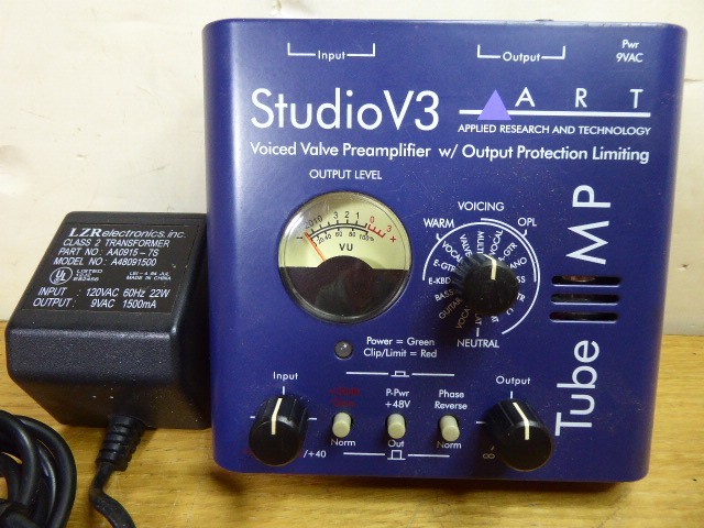 Art Studio V3 Microphone Vacuum Tube Preamp for Vocals, Guitar, Bass, Keyboard