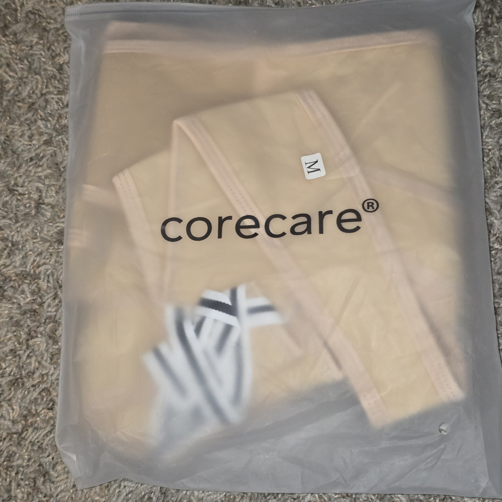 Core Care Posture Corrector Back Brace Wmns M Beige Adjustable Shoulder Support