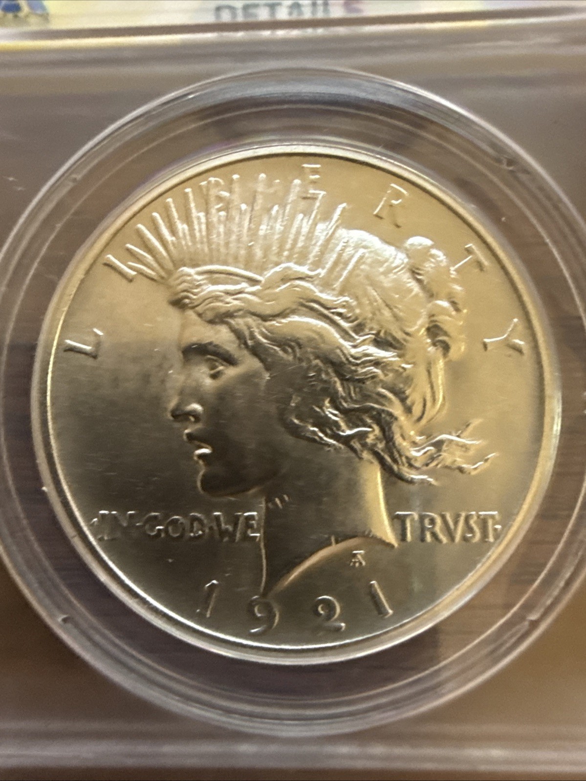 1921 peace silver dollar