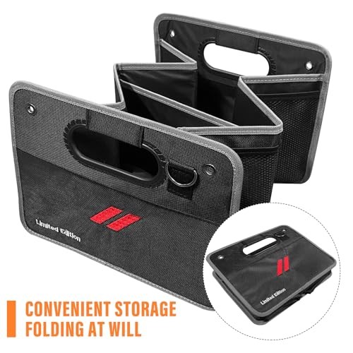 Car Trunk Organizer, Trunk Storage Box with Handle For Dodge Charger Stype B