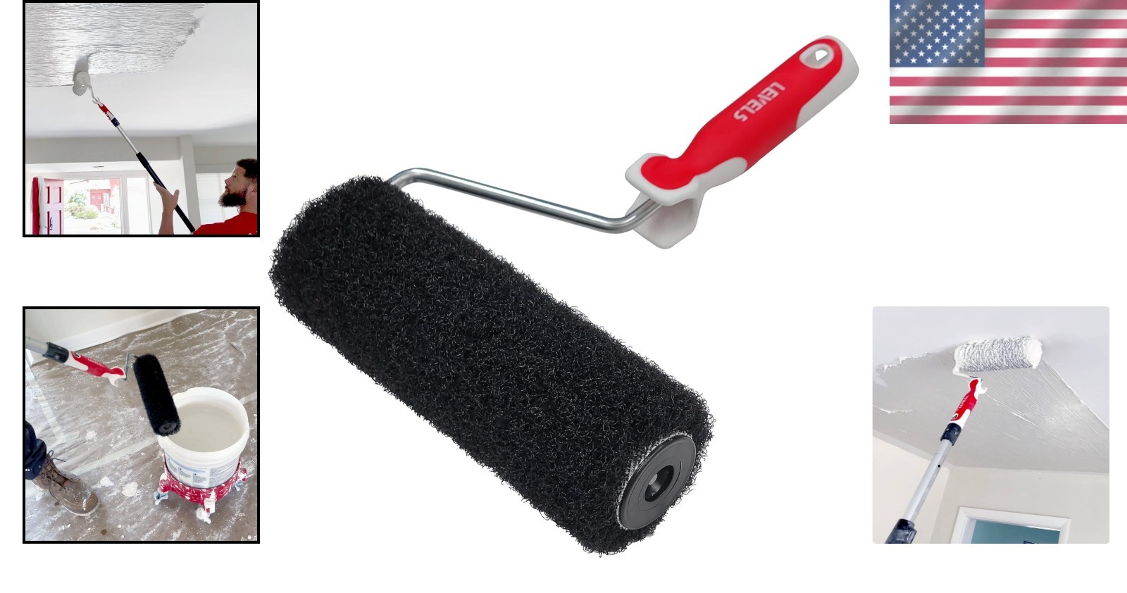 Reliable 9" Drywall Compound Roller for Seamless Application