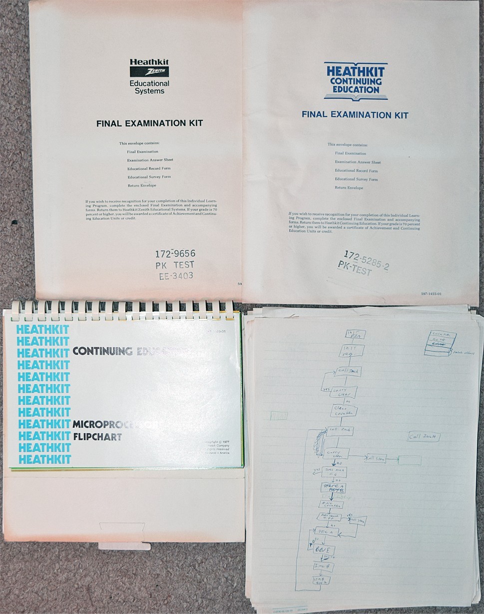 -Huge- 1970's -HEATHKIT ET-3400- Microprocessor Computer Learning System Group