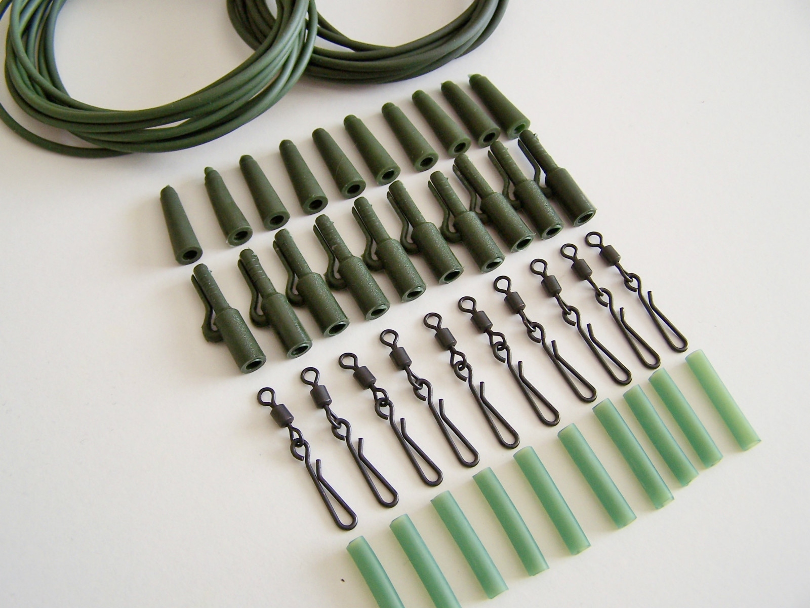 Fishing Tackle Carp Weight Clips Quick links swivels Rig Tube Sleeves Hair rigs