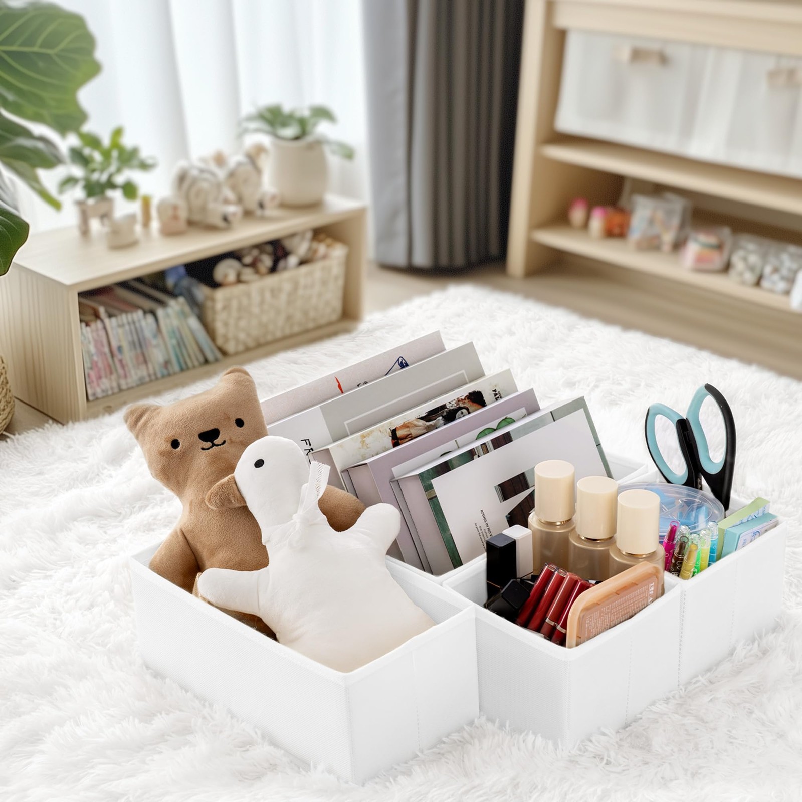 Drawer Organizer Clothes, 14 Pack Dresser Organizer for Baby Clothes, Underwe...