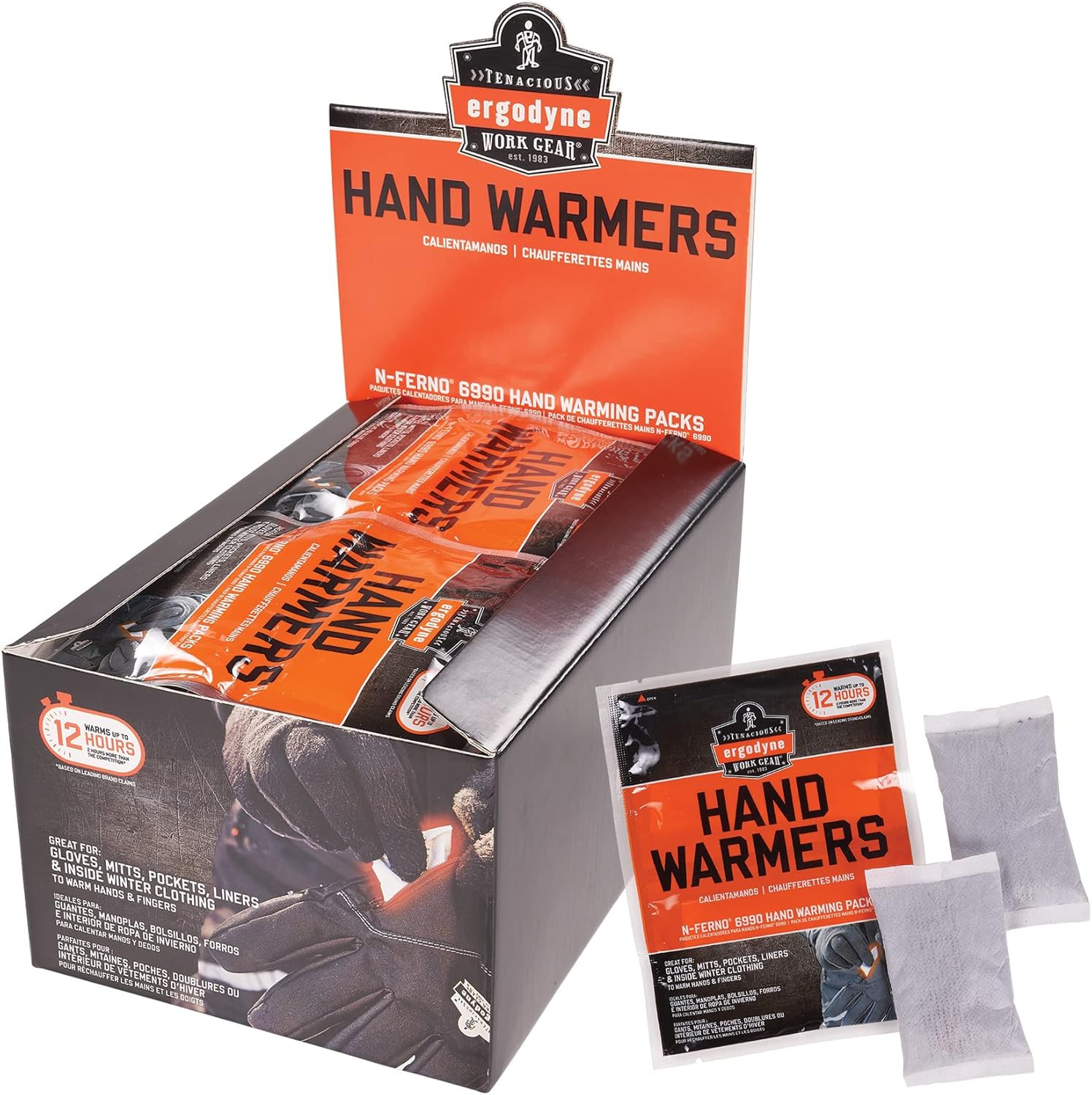 N-Ferno 6990 Hand Warming Pack Case, 40-Pairs