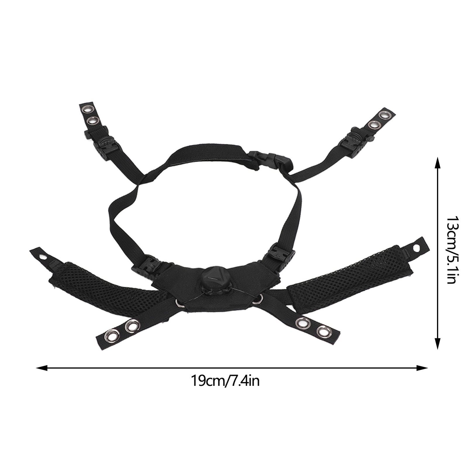 Adjustable Dial Suspension System Chin Strap For Fast Helmet Trending☚