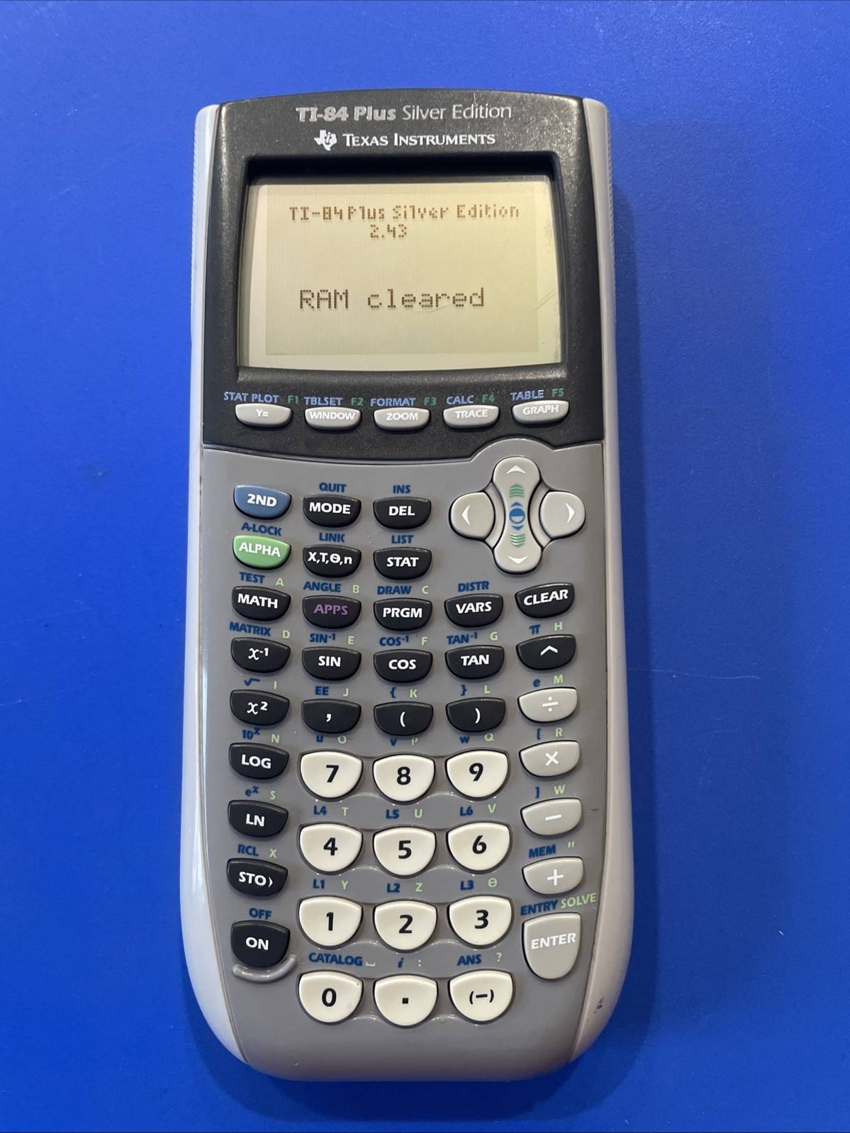 Texas Instruments TI-84 Plus Silver Edition Graphing Calculator Only - Tested
