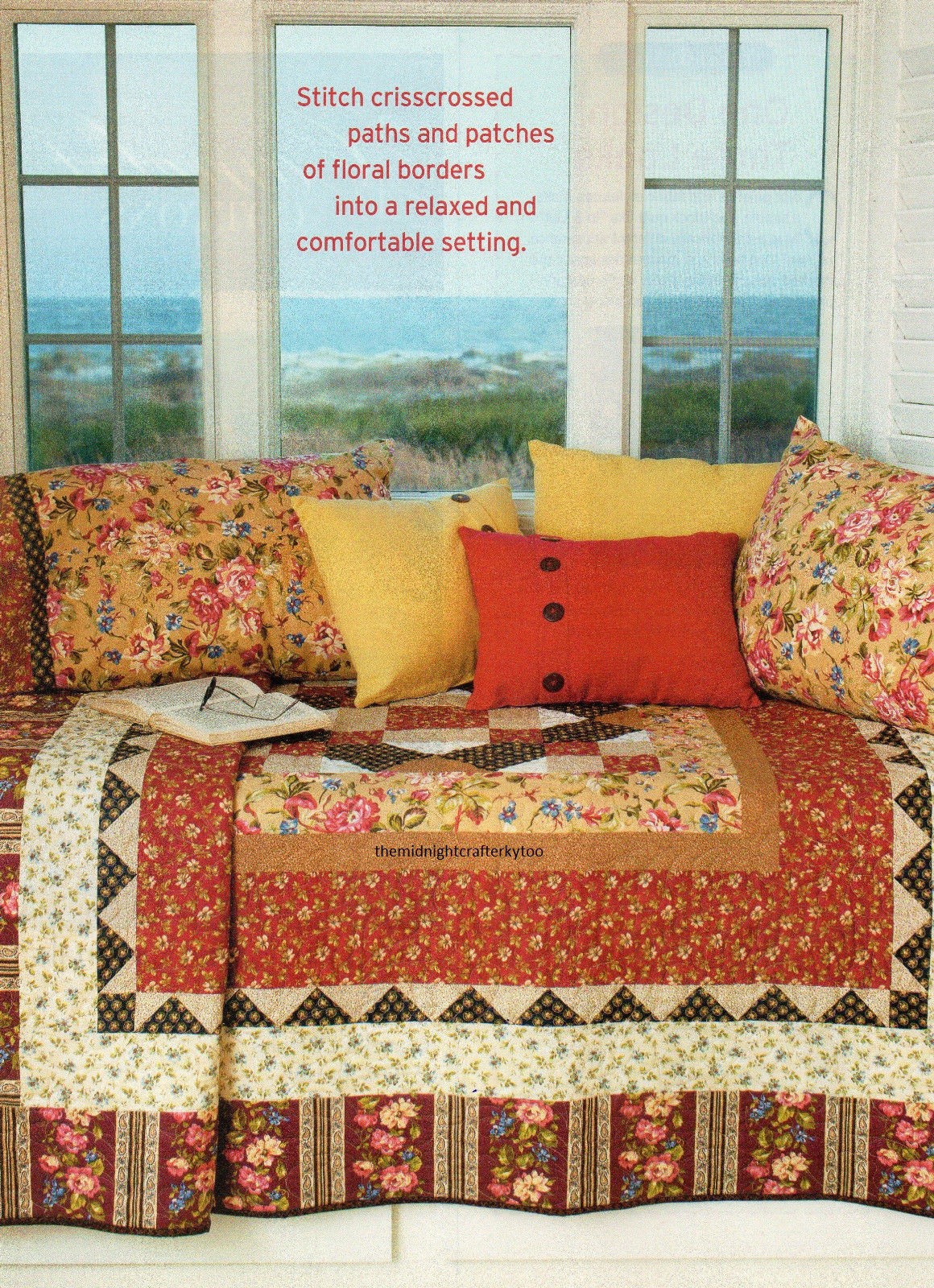Cottage Breeze Quilt Pattern Pieced DS