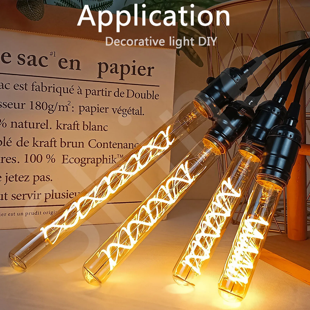 10pcs LED COB Flexible Filament 3V 38mm 60mm 80mm 130mm 260mm 300mm Edison Bulb